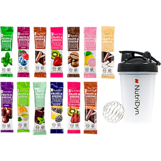 Nutri-Dyn, Fruits & Greens TO GO - Starter Kit