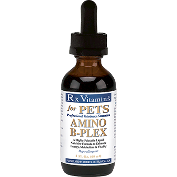 Rx Vitamins for Pets Amino B-Plex, 2 fl oz, front of dropper bottle