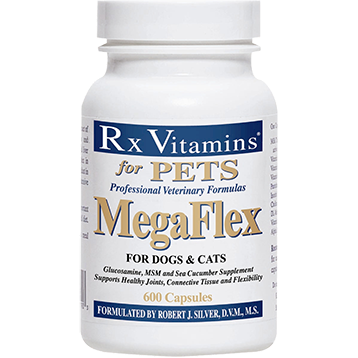 Rx Vitamins for Pets MegaFlex Capsules for Dogs & Cats, front of bottle