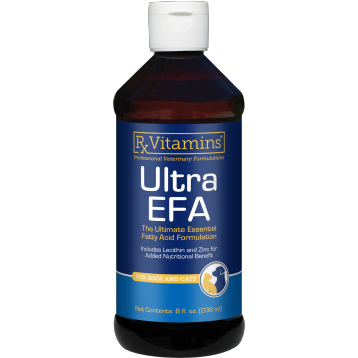 Rx Vitamins for Pets Ultra EFA for Dogs & Cats, 8 fl oz, front of bottle