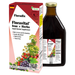 Salus Floravital Iron + Herbs Yeast-Free, 23 fl oz, front of bottle and box