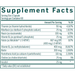 Seroyal Genestra Active B Complex, 60 vegetarian capsules, supplement facts label