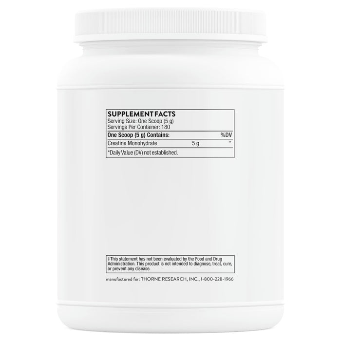 Creatine NSF 32 oz Supplement Facts