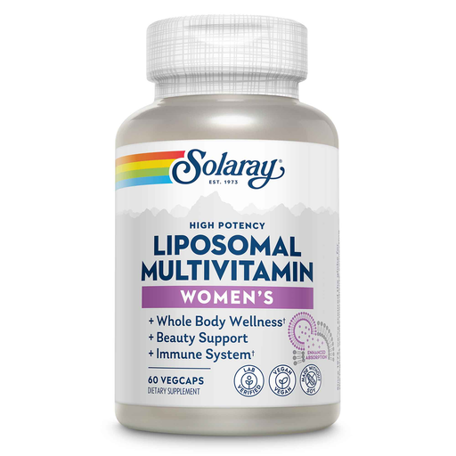 Solaray Liposomal Women's Multivitamin, 60 veg capsules, front of bottle
