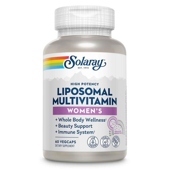 Solaray Liposomal Women's Multivitamin, 60 veg capsules, front of bottle