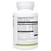 Bottle with supplement facts label on a white background
