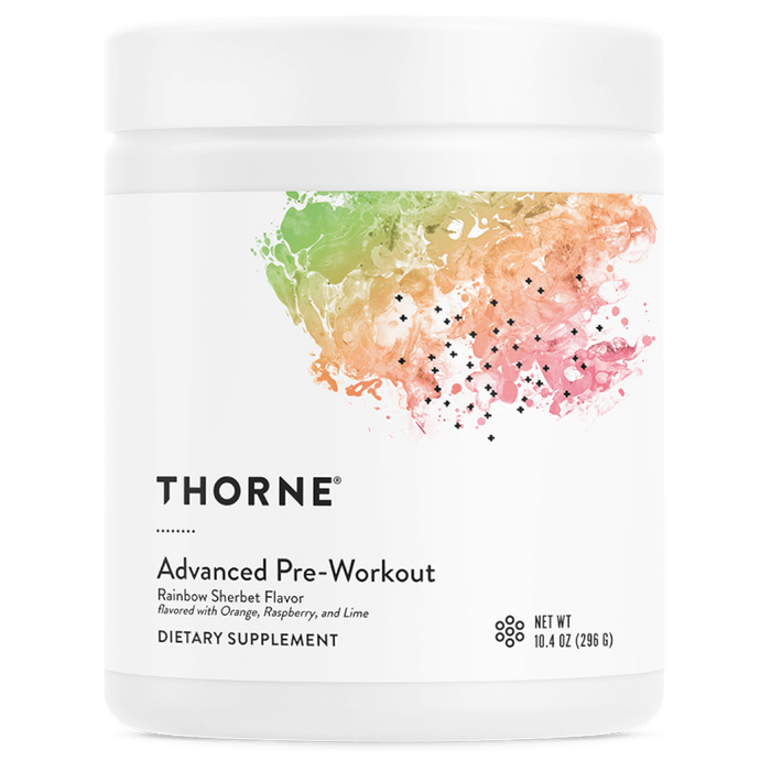 Thorne, Advanced Pre-Workout Rainbow Sherbet 10.4 oz