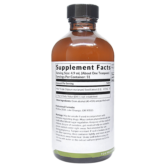 Bottle with supplement facts label on a white background