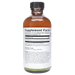 Bottle with supplement facts label on a white background