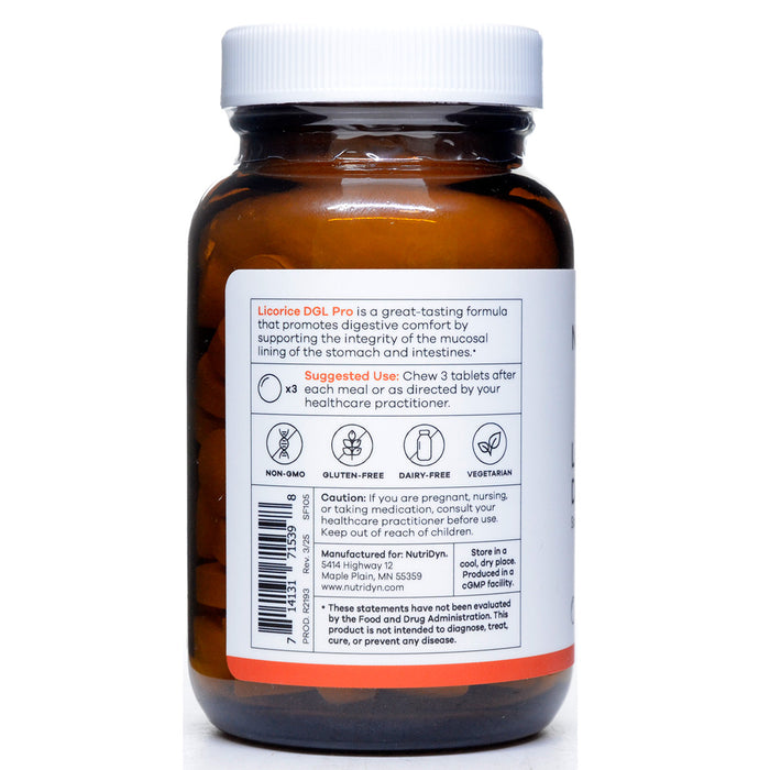 Brown supplement bottle with white label on a white background