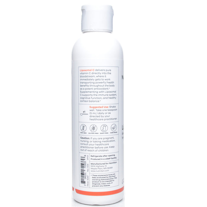 Bottle label with text on a white background