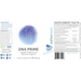 Supplement facts label for DNA Prime on a light gray background