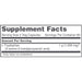 Supplement facts label for L-Tryptophan with serving size and amount per serving.