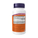 Supplement bottle with purple cap and orange label on a white background