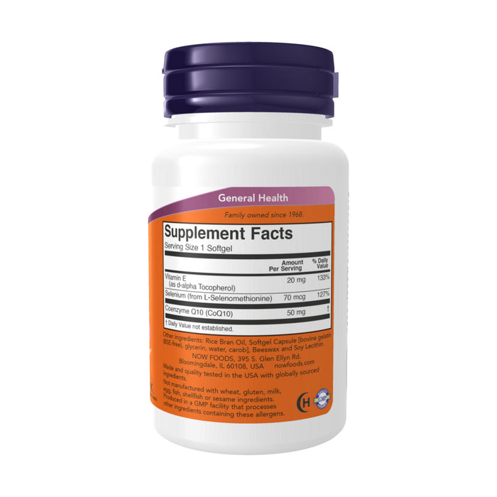 Supplement bottle with label on a white background