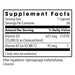 Supplement facts label for a capsule containing Vitamin D3 and Vitamin K2.