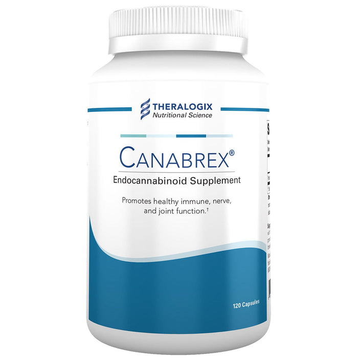 Theralogix Canabrex Endocannabinoid, 120 capsules, front of bottle