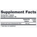 Theralogix Canabrex Endocannabinoid 120 capsules supplement facts label