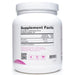 Theralogix Ovasitol Inositol Powder 400 g supplement facts label