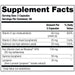 Theralogix Prostate 2.4 180 capsules supplement facts label