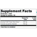 Theralogix Prostate PQ Pollen Extract 180 tablets supplement facts label