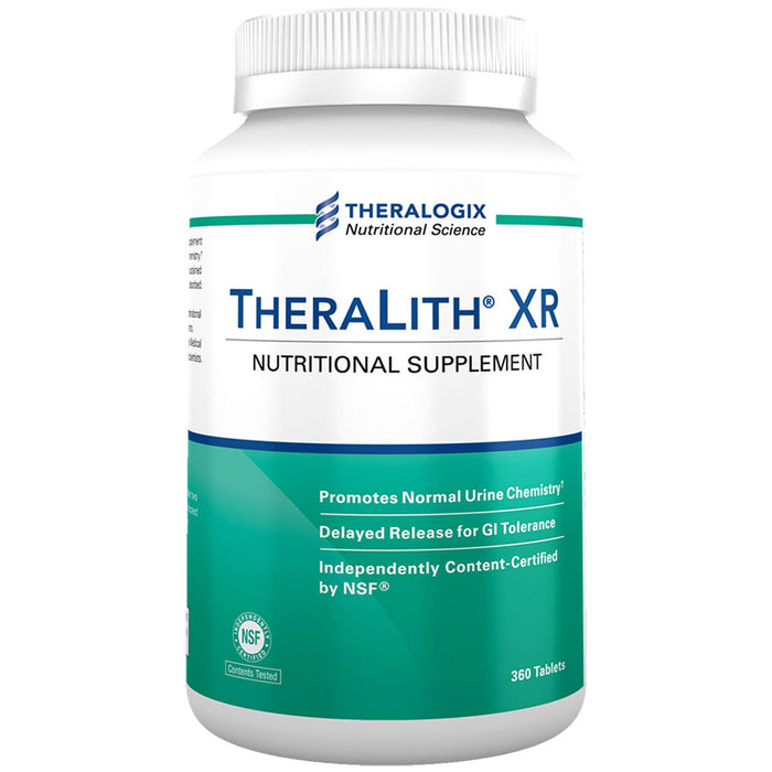 Theralogix TheraLith XR, 360 tablets, front of bottle