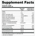 Theralogix TheraNatal One Prenatal 90 softgels supplement facts label