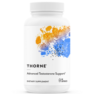 Thorne Advanced Testosterone Support, 60 capsules, front of bottle
