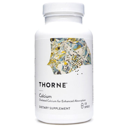 Thorne Calcium 250 mg, 120 vegetarian capsules, front of bottle