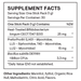 Thorne Complete Biotic 30 stick packets supplement facts label