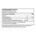 Thorne Creatine + Alpha GPC 8.1 oz supplement facts label
