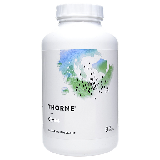 Thorne Glycine 500 mg, 250 capsules, front of bottle