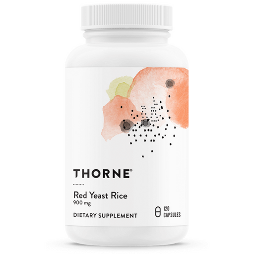 Thorne Red Yeast Rice, 120 capsules, front of bottle
