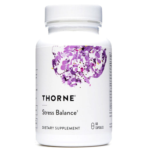 Thorne Stress Balance, 60 capsules, front of bottle