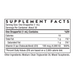 Thorne Vitamin D3 4000 IU liquid 1 oz supplement facts label