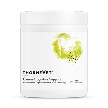 ThorneVet Canine Cognitive Support powder, 4.08 oz, front of canister