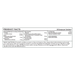 ThorneVet Heart Health Formula powder 4 oz product facts label