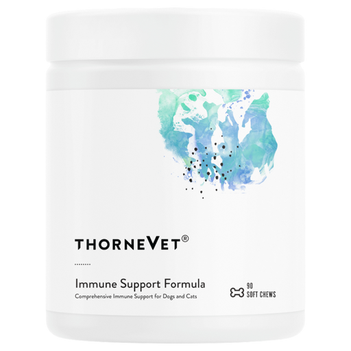 ThorneVet Immune Support Formula, 90 soft chews, front of tub