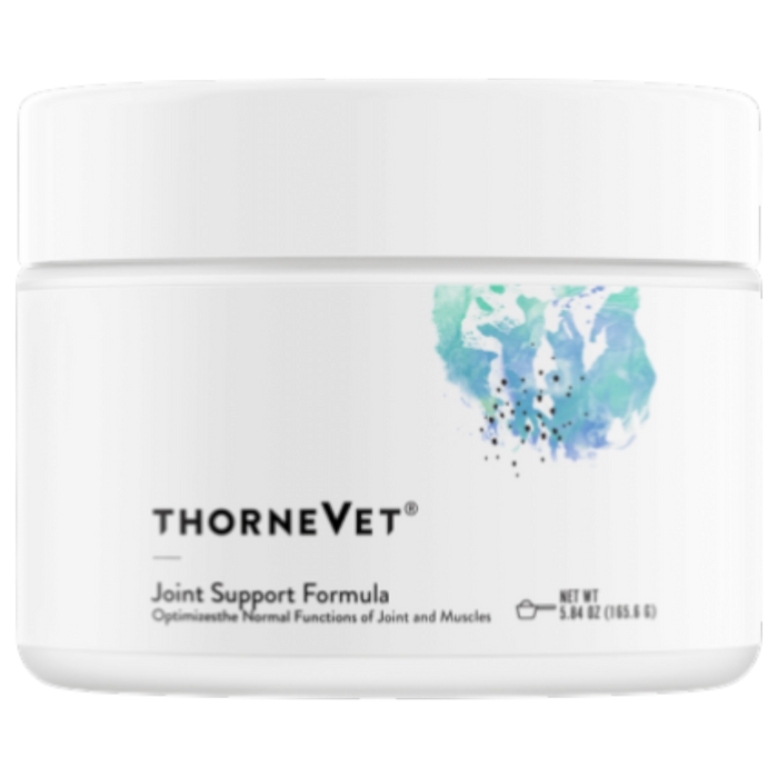 ThorneVet Joint Support Formula powder, 5.84 oz, front of canister