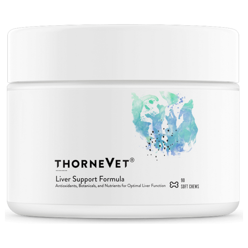ThorneVet Liver Support Formula, 90 soft chews, front of tub