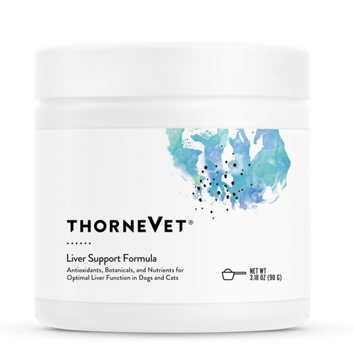 ThorneVet Liver Support Formula powder, 3.18 oz, front of canister