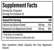 Thyroid Specific Formulations Calcium Magnesium Supplement Facts