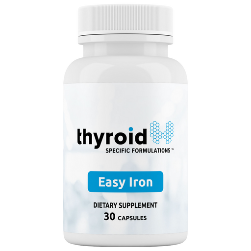 Thyroid Specific Formulations Easy Iron, 30 capsules, front of bottle