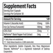 Thyroid Specific Formulations Easy Iron 30 capsules supplement facts label