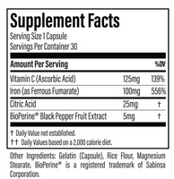 Thyroid Specific Formulations Easy Iron Supplement Facts
