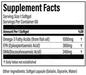Thyroid Specific Formulations Omega Pure Supplement Facts
