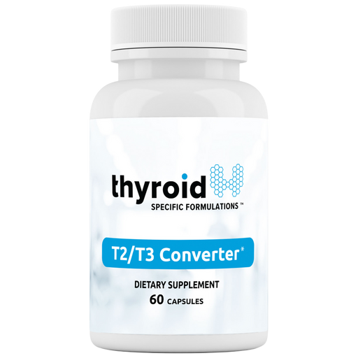 Thyroid Specific Formulations T2/T3 Converter, 60 capsules, front of bottle