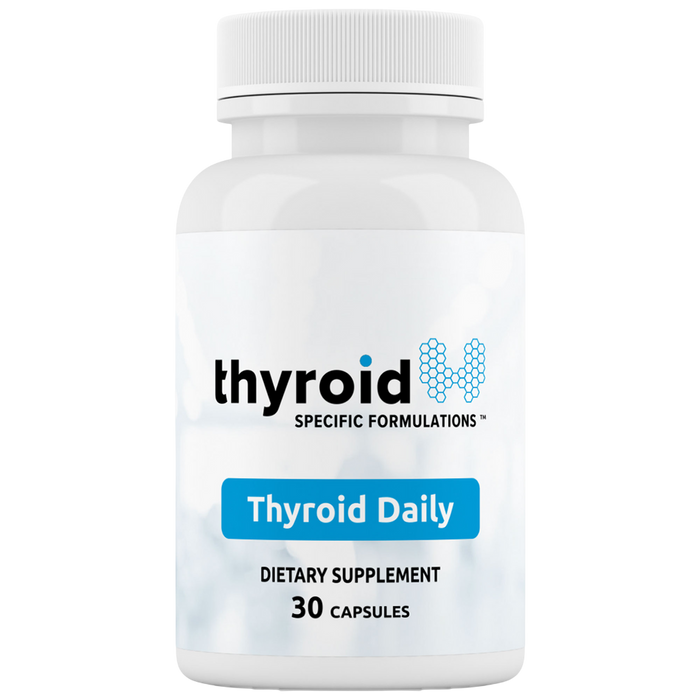 Thyroid Specific Formulations Thyroid Daily, 30 capsules, front of bottle