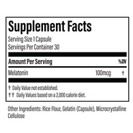 Thyroid Specific Formulations Thyrotonin 30 capsules supplement facts label