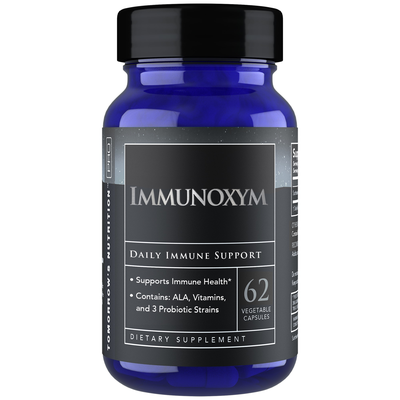 Tomorrow's Nutrition ImmunoXym, 62 vegetable capsules, front of bottle